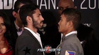 JORGE LINARES VS MERCITO GESTA - FULL FACE OFF VIDEO - FINAL PRESS CONFERENCE
