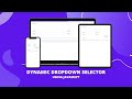 Dynamic Dropdown Selector using JavaScript | Easy Method | Bootstrap5