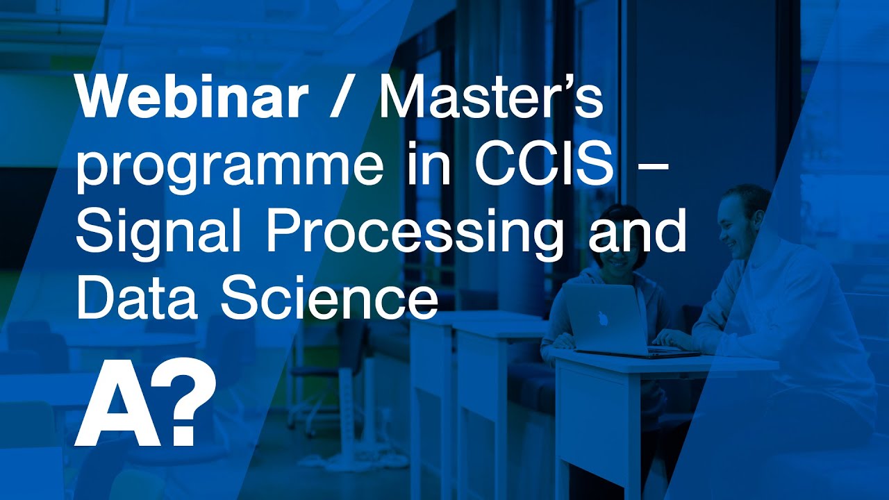 Webinar Signal Processing And Data Science Youtube