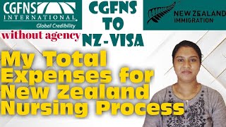 My Total Expenses for New Zealand Nursing Process without Agency /CGFNS to NZ visa ✌️Nurse Malayalam