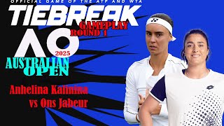 Anhelina Kalinina       vs Ons Jabeur         🏆 ⚽ Australia Open (01/13/2025) 🎮 gameplay Tiebreaker