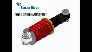 Solid Edge Tutorial : Suspension Absorber