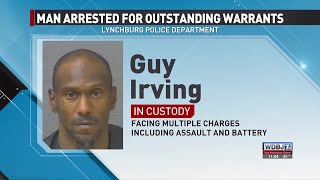 Wanted Man Arrested for Outstanding Warrants in Lynchburg