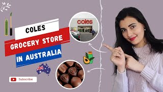 Walking Around Super Market Coles Grocery Store In Melbourne Australia  #australia #melbourne #coles