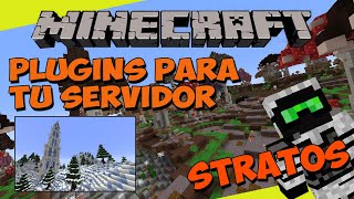 PLUGINS para tu SERVIDOR de Minecraft - STRATOS (Mundos con Nuevos BIOMAS!)