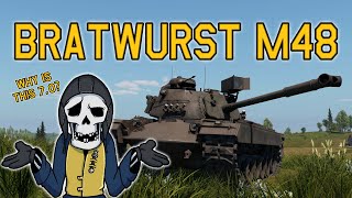 AN AMERICAN TANK BUT IT'S GERMAN AND BETTER - M48A2 C in War Thunder - OddBawZ