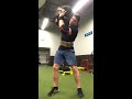 300lb rogue sandbag to shoulder