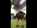 300lb rogue sandbag to shoulder