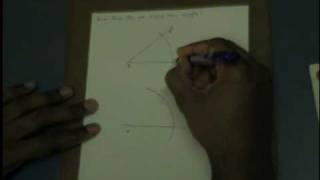 Copying an angle with a safety compass (Construction 3)