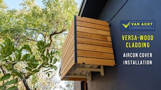 Van Acht Versa-Wood Air Conditioner Cover Installation