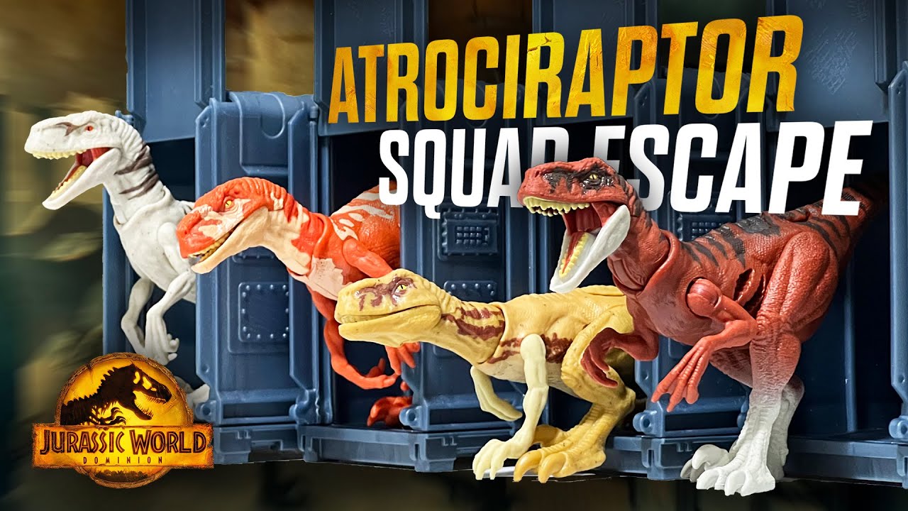 TOY UNBOXING Mattel Jurassic World Extreme Damage Atrociraptor + New ...