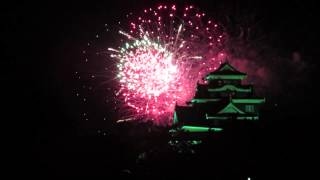 4K UHD　岡山桃太郎祭り　花火大会 2　岡山城下 Okayama 2016.8.6