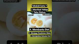 tahukah kamu manfaat makan telur rebus secara rutin ?