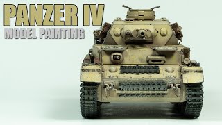 Panzer IV Ausf.F - TAMIYA 1/35 scale - Part 2 [model painting]