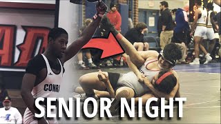 He had the HIGHEST SCORING Match... **SENIOR NIGHT** | DE Wrestling 2025