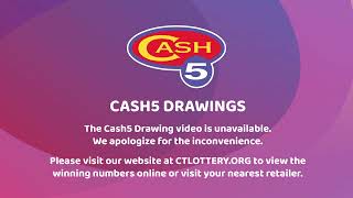 Cash 5 Drawing For 01/06/2025