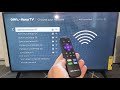 onn. roku tv how to connect to wifi internet network