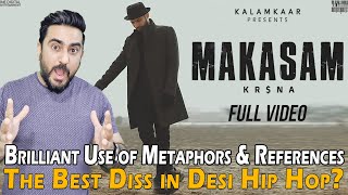 KR$NA - MAKASAM REACTION | Kr$na Makasam Breakdown | KALAMKAAR | IAmFawad