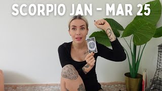 Scorpio Tarot Reading: Rebirth, Manifestation \u0026 555 Angel Number | Jan-March 2025