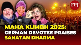 German Devotee Speaks on Sanatan Dharma: 'A Good Sign for Hindu Nation' at Maha Kumbh