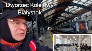 Dworzec Kolejowy Białystok. \