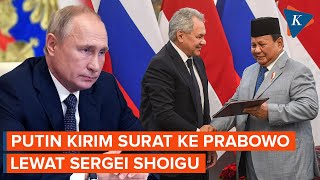 Prabowo Terima Surat Pribadi dari Putin Lewat Sekretaris Dewan Keamanan Rusia