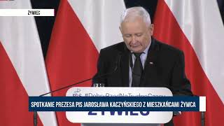 J. Kaczyński w Żywcu: sądy, to jest jedna wielka anarchia | TV Republika