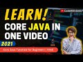 Learn Java in One Video : Java 2021 Tutorial in hindi | #javatutorial #javahindi #learncorejava