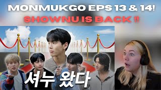 MONSTA X MOMUKGO EPS 13 & 14 - REACTION!