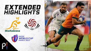 Australia v. Georgia | 2023 RUGBY WORLD CUP EXTENDED HIGHLIGHTS | 9/9/23 | NBC Sports