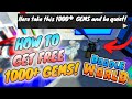 DOODLE WORLD - HOW TO GET FREE 1000+ GEMS - ROBLOX