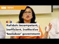 Govt’s missteps continue to tarnish Malaysia’s image, credibility, says Rafidah