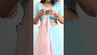 dupatta draping #shorts #youtubeshorts #dupatta #lehenga #style #traditional #trending #fashion