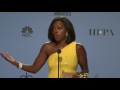 Viola Davis - Golden Globes 2017 - Full Backstage Interview