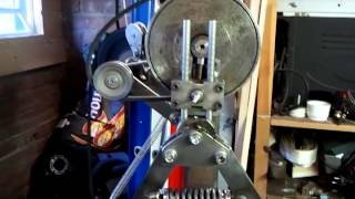 Home made power hammer test 2