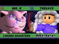 S@X 429 Losers Quarters - Mr. K (Jigglypuff) Vs. Treeaye (Ice Climbers) Smash Melee - SSBM