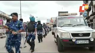 Karnataka: Police conduct flag march in Shivamogga after violence over Savarkar poster