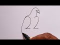 How To Turn 22 Into Eagle Drawing | How To Draw Eagle With Number | Eagle Drawing Art