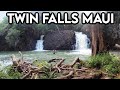 Twin Falls Waterfall Cliff Jumping | Road to Hana | Maui HAWAII