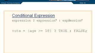 Conditional Expressions 13 Chapter 03