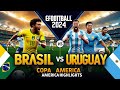 Brazil VS Uruguay | Copa america | eFootball 2024 gameplay.