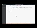 Creating a Hello World Program in Java