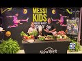 Lionel Messi launches new children's menu in collaboration with Hard Rock International