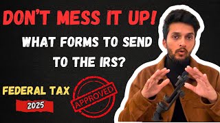 How to mail your TAX documents to IRS? | Federal Tax Filing 2025 | International Students in USA