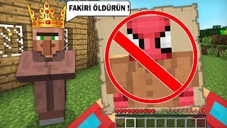 FAKİR ARANIYOR GÖRÜLDÜĞÜ YERDE ÖLDÜRÜLECEK! 😱 - Minecraft