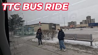 TTC 97 Bus Ride along Yonge Street: Uptown to Midtown Toronto