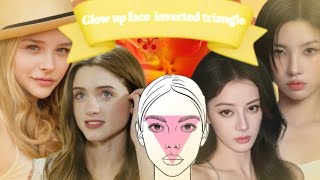 Everything About the Inverted Triangle Face ShapeMakeup + Hair + Glasses + Tops + Photography 🤍✨️
