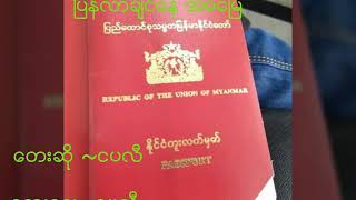 ႏြားေၾကာင္းျပန္မည္ မေကြးသား ေတးဆို-  က တ ခ ငပလီ