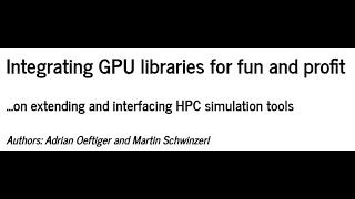 PyHEP 2020 Python GPU Libraries