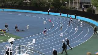 第７５回葛飾区民体育大会春季陸上競技大会　中学生男子４×１００ｍＲ